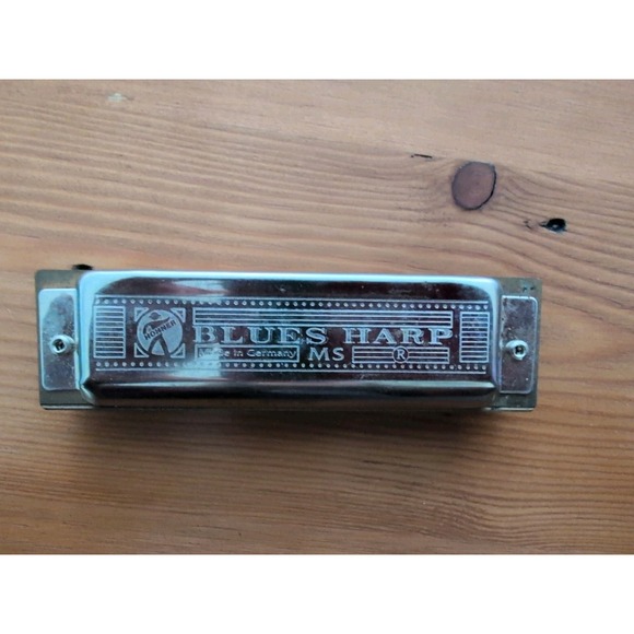 Vintage M. Hohner Blues Harp Key Of G Harmonica with case Made In Germany - Picture 4 of 12